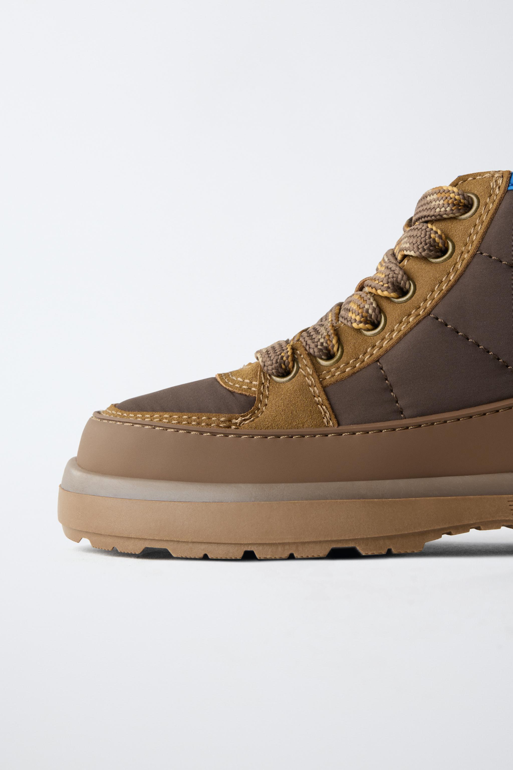 PANELLED ANKLE BOOTS